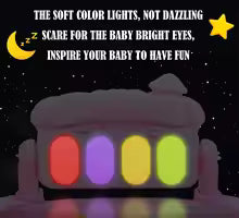 Baby Gym Play Mat with Hanging Toys & Piano Keys