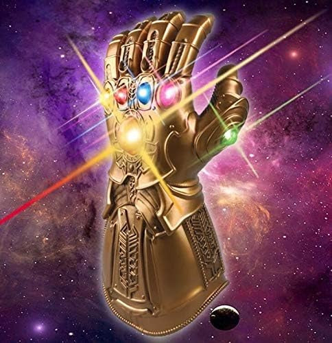 Marvel Avengers Thanos Infinity Gauntlet Glove – LED Light-Up Stones