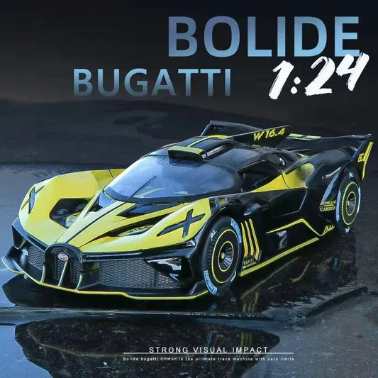 1:24 Diecast Bugatti Bolide Luxury Sport Car