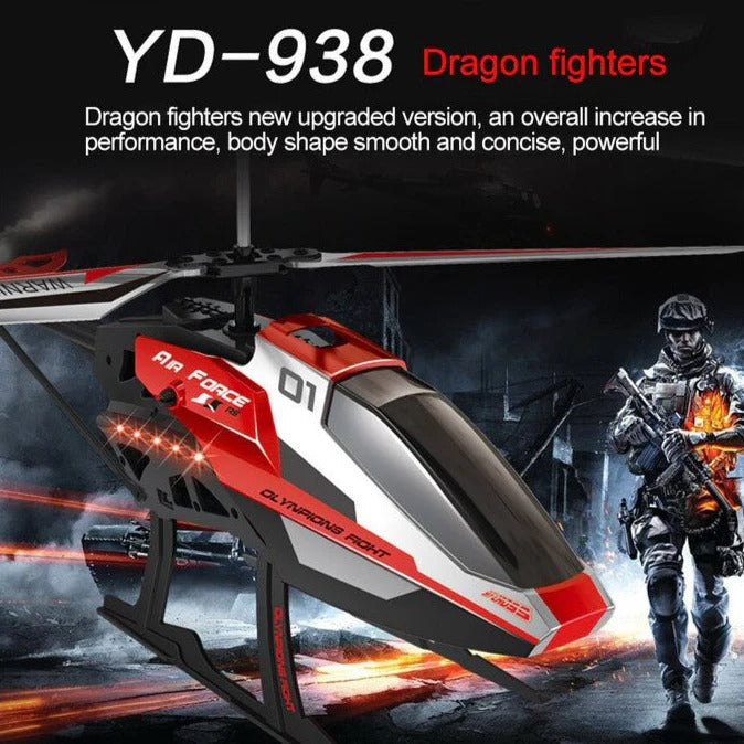 3.5 Channel RC Flood Dragon Helicopter – 2.4GHz Remote Control Toy
