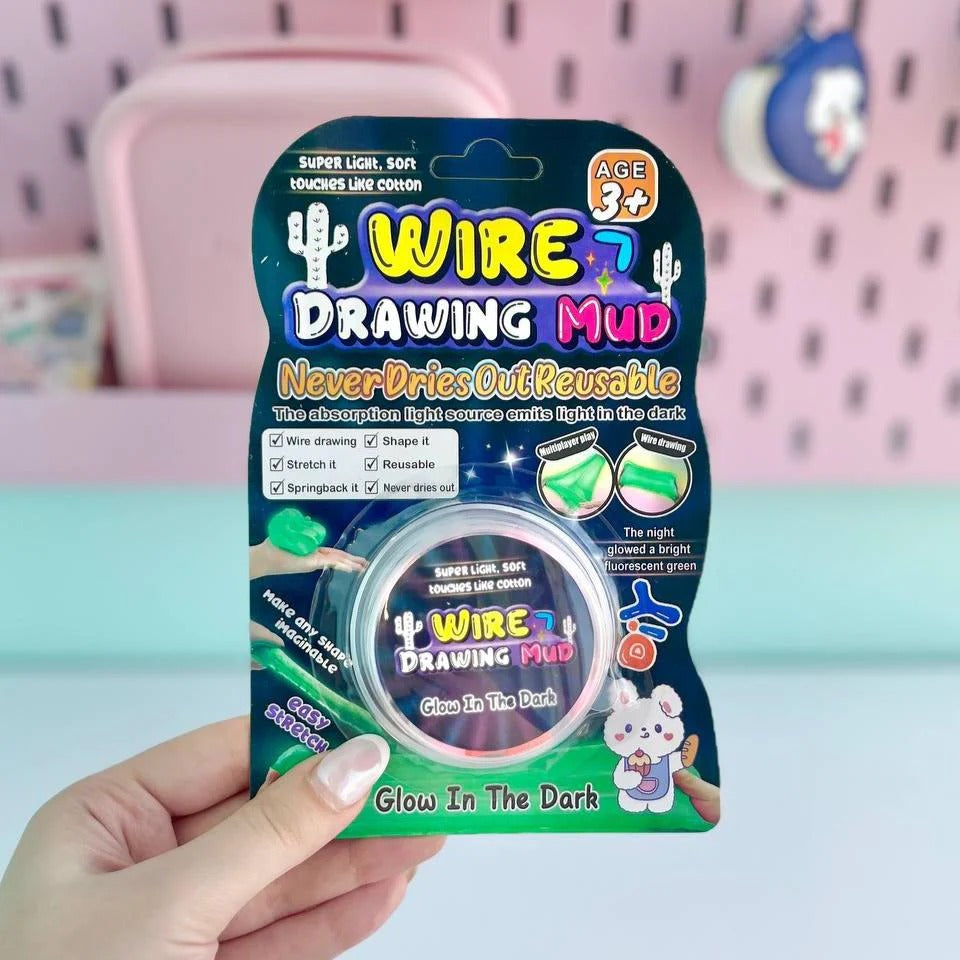 DIY Glow in the Dark Wire Drawing Putty