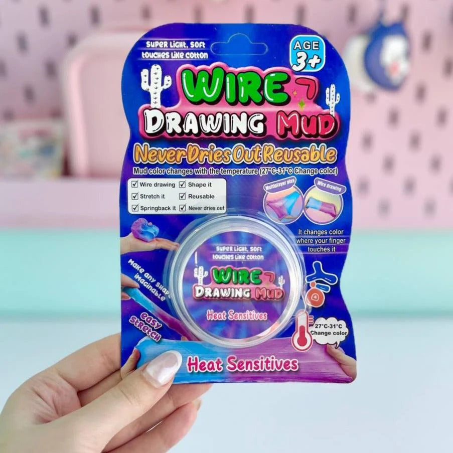 DIY Heat-Sensitive Wire Drawing Mud Putty