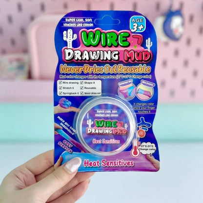 DIY Heat-Sensitive Wire Drawing Mud Putty
