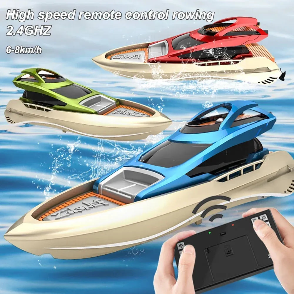 High Speed Remote Control Boat – Mini RC Racing Speedboat with 2.4GHz Remote