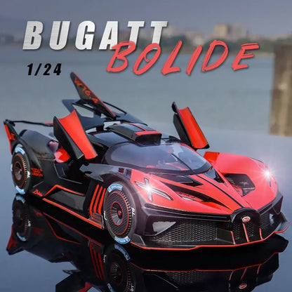 1:24 Diecast Bugatti Bolide Luxury Sport Car