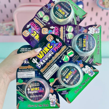 DIY Glow in the Dark Wire Drawing Putty