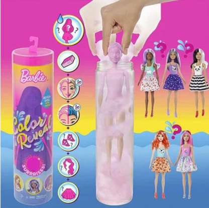 Barbie Style Color Reveal Doll – 9 Surprises