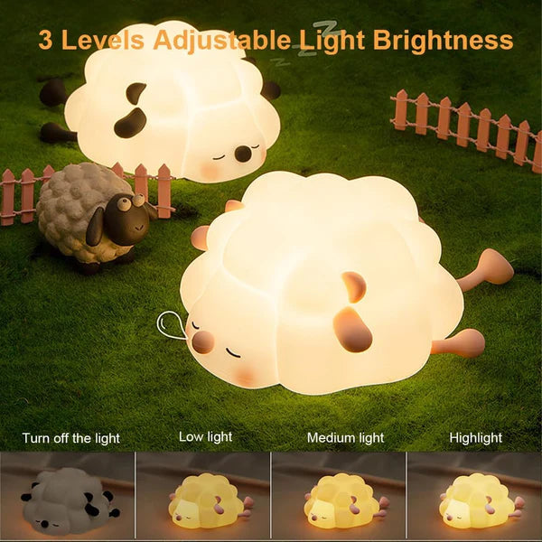 Cute Sheep Silicone Night Light