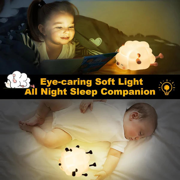 Cute Sheep Silicone Night Light